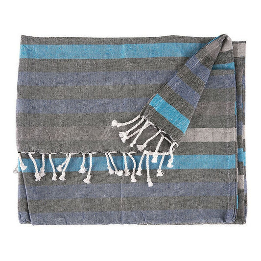 Multipurpose throw Gift Decor Blue Stripes-0